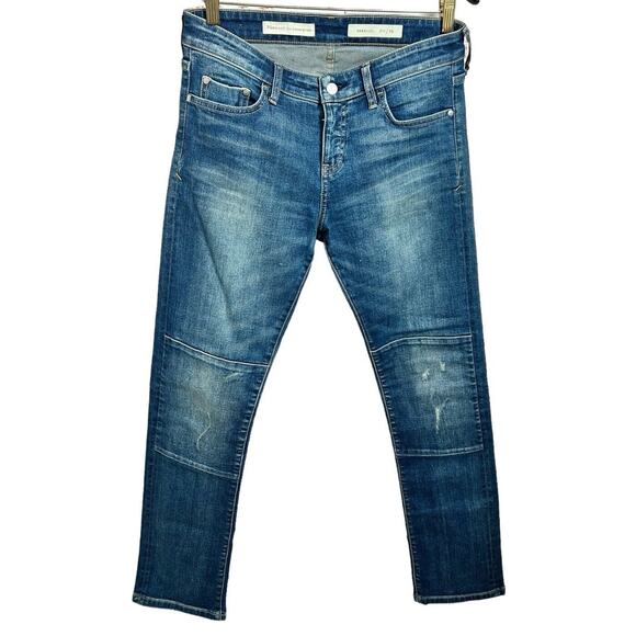 Pilcro and the Letterpress Parallel Straight Jeans Sz 29 Stretch Distressed - Picture 10 of 10